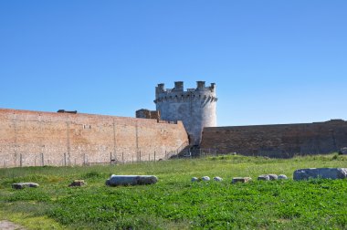 lucera Castle. Puglia. İtalya.