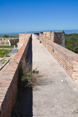 lucera Castle. Puglia. İtalya.