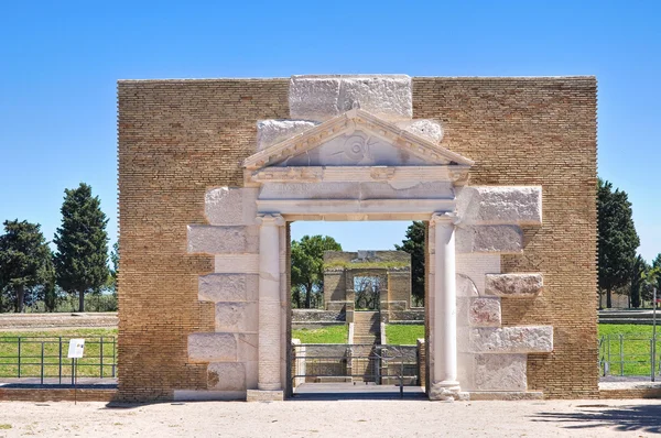 Anfiteatro di Lucera. Puglia. Italia . — Foto Stock