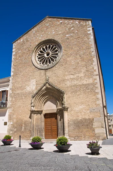 Fristad kyrka st. francesco. Lucera. Puglia. Italien. — Stockfoto