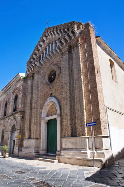 圣列奥纳多的教会。lucera。普利亚大区。意大利. — 图库照片
