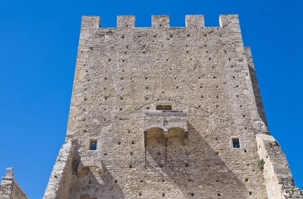 Normannischer Turm. Pietramontecorvino. Apulien. Italien. — Stockfoto