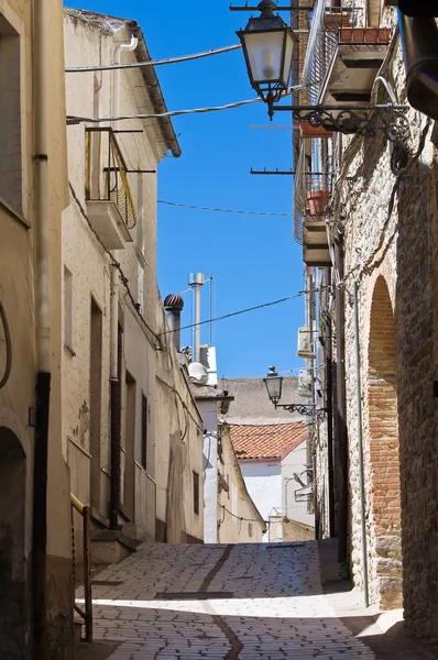 Steegje. Pietramontecorvino. Puglia. Italië. — Stockfoto