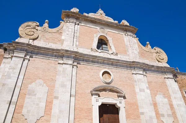 Kostel carmine. Lucera. Puglia. Itálie. — Stock fotografie