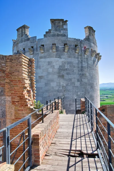 Castle of Lucera. Puglia. Italy. — Stock Photo, Image