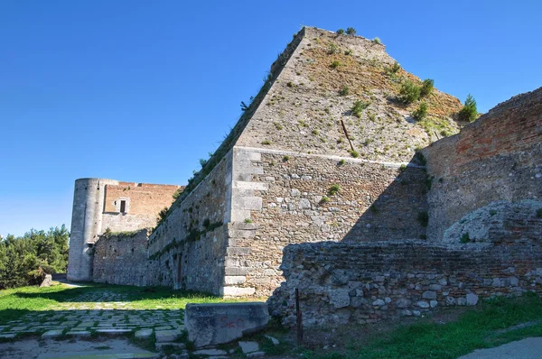 Castle of Lucera. Puglia. Italy. — Stock Photo, Image