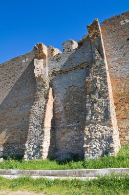 lucera Castle. Puglia. İtalya.