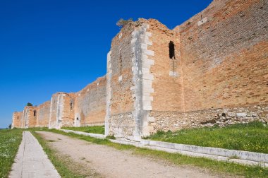 lucera Castle. Puglia. İtalya.