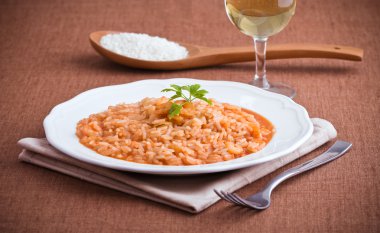 karides risotto.