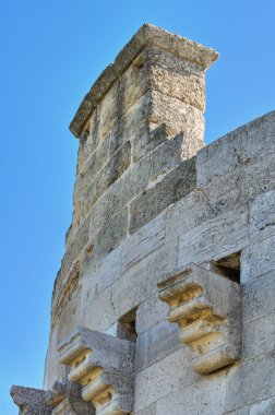 Kraliçe'nin kulesi. lucera Castle. Puglia. İtalya.