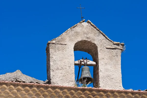 Kerk van de Heilige Rozenkrans. Pietramontecorvino. Puglia. Italië. — Stockfoto