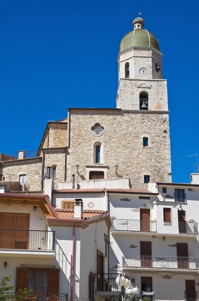 De moederkerk. Pietramontecorvino. Puglia. Italië. — Stockfoto