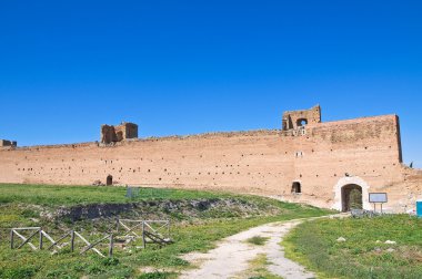 lucera Castle. Puglia. İtalya.