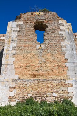 lucera Castle. Puglia. İtalya.