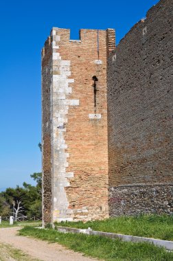 lucera Castle. Puglia. İtalya.