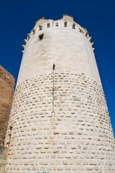 Wieża królowej. Zamek lucera. Puglia. Włochy. — Zdjęcie stockowe