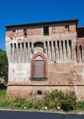 roccabianca Kalesi. Emilia-Romagna. İtalya.