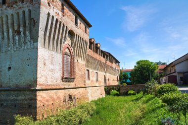 roccabianca Kalesi. Emilia-Romagna. İtalya.