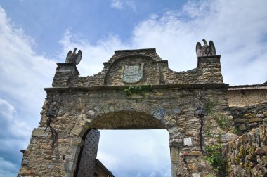 compiano Castle. Emilia-Romagna. İtalya.