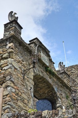 compiano Castle. Emilia-Romagna. İtalya.