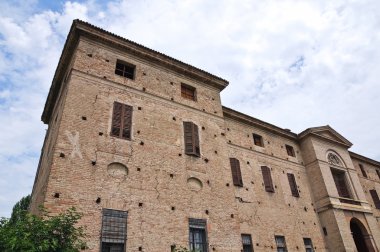 meli lupi soragna Kalesi. Emilia-Romagna. İtalya.