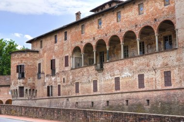 Rocca sanvitale. fontanellato. Emilia-Romagna. İtalya.