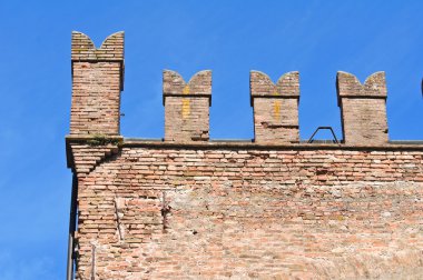 Rossi Kalesi san secondo parmense. Emilia-Romagna. İtalya.