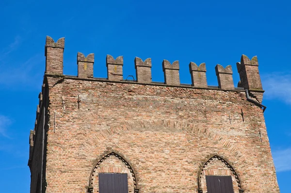 Rossi fästning över san secondo parmense. Emilia-Romagna. Italien. — Stockfoto