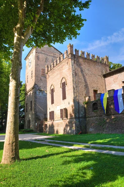 Rossi pevnost san secondo parmense. Emilia-Romagna. Itálie. — Stock fotografie