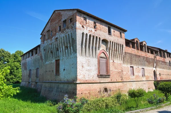 Roccabianca vár. Emilia-Romagna. Olaszország. — Stock Fotó