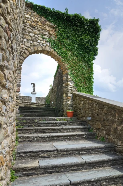 Замок Компиано. Эмилия-Романья. Италия . — стоковое фото