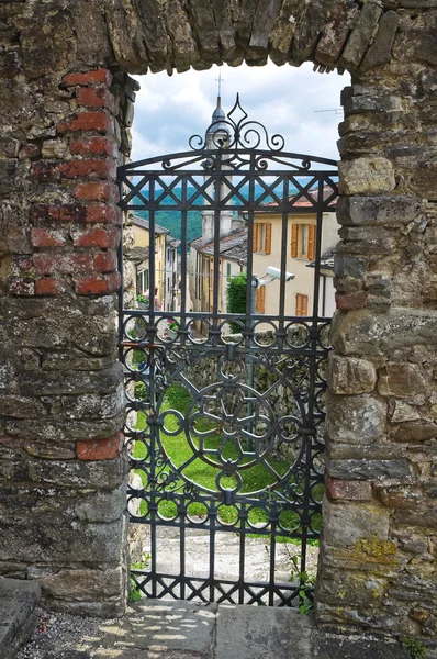 Slottet av compiano. Emilia-Romagna. Italien. — Stockfoto