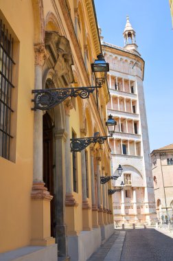 alleyway. Parma. Emilia-Romagna. İtalya.