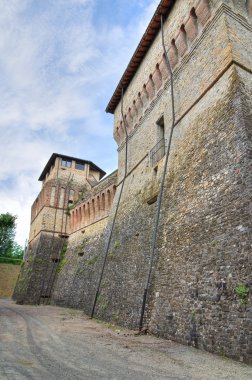 felino Kalesi. Emilia-Romagna. İtalya.