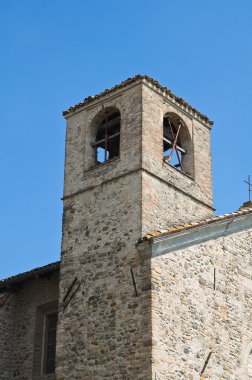 Aziz lorenzo Kilisesi. torrechiara. Emilia-Romagna. İtalya.