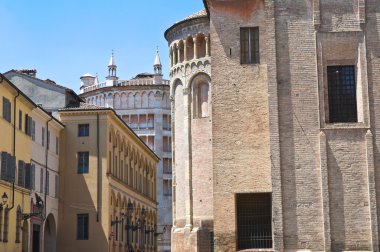 alleyway. Parma. Emilia-Romagna. İtalya.