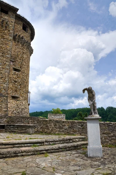 Burg von compiano. Emilia-Romagna. Italien. — Stockfoto