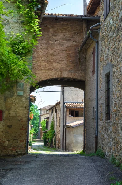 Gasse. torrechiara. Emilia-Romagna. Italien. — Stockfoto