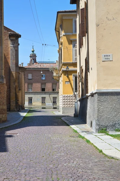 Para o beco. Parma. Emilia-Romagna. Itália . — Fotografia de Stock