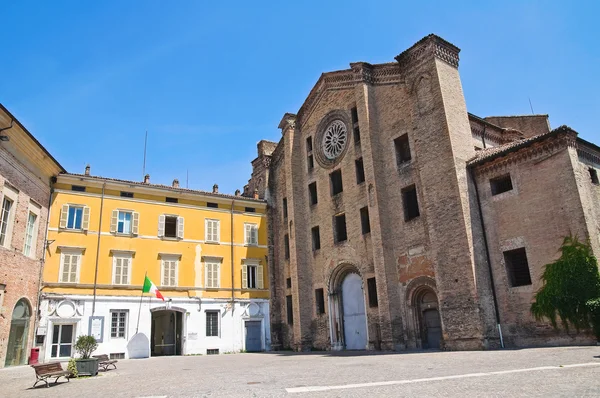 De kerk van St. francesco al prato. Parma. Emilia-Romagna. Italië. — Stockfoto