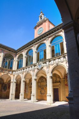 Archiginnasio of Bologna. Emilia-Romagna. Italy. clipart