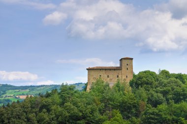 pellegrino parmense Kalesi. Emilia-Romagna. İtalya.