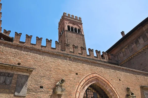 King Enzo's Palace. Bologna. Emilia-Romagna. Italy. — Stock Photo, Image