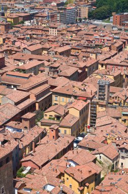 bologna panoramik manzaralı. Emilia-Romagna. İtalya.