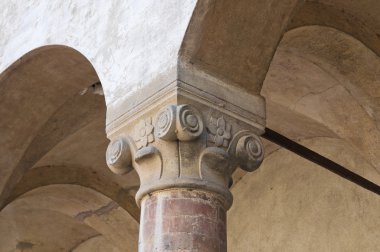 torrechiara Kalesi. Emilia-Romagna. İtalya.