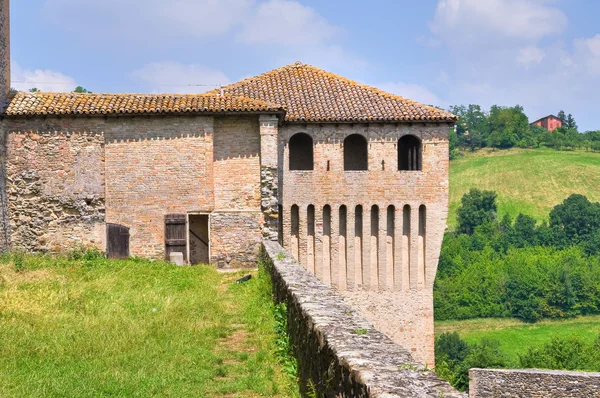Torrechiara 的城堡。艾米利亚-罗马涅。意大利. — 图库照片