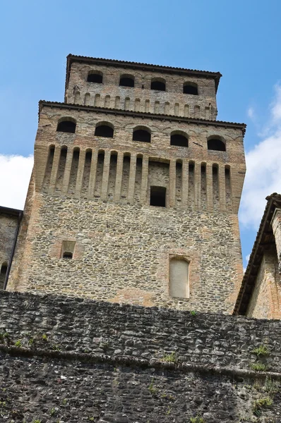 Slottet av torrechiara. Emilia-Romagna. Italien. — Stockfoto