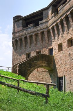 Kale rocca stellata. bondeno. Emilia-Romagna. İtalya.