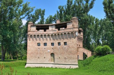 Kale rocca stellata. bondeno. Emilia-Romagna. İtalya.