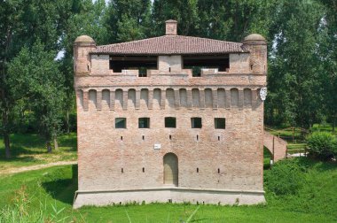 Kale rocca stellata. bondeno. Emilia-Romagna. İtalya.